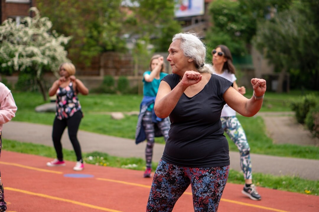 seniors in yoga session